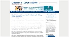 Desktop Screenshot of libertystudentnews.com